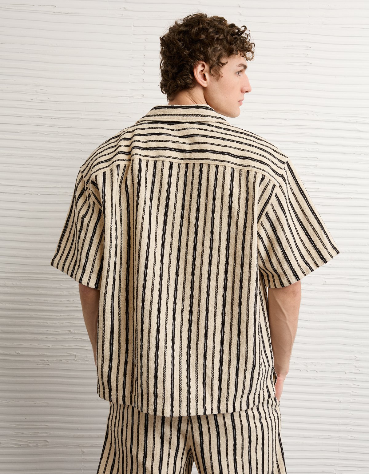 AE Relaxed Fit Camp Collar Button-Up Shirt - image 2