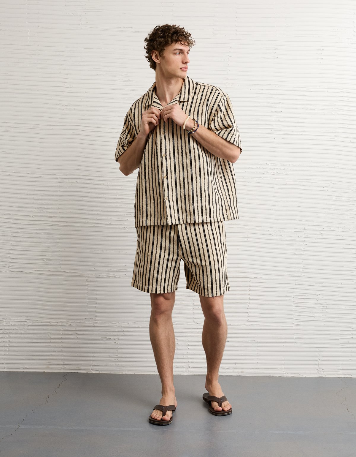 AE Relaxed Fit Camp Collar Button-Up Shirt - image 5