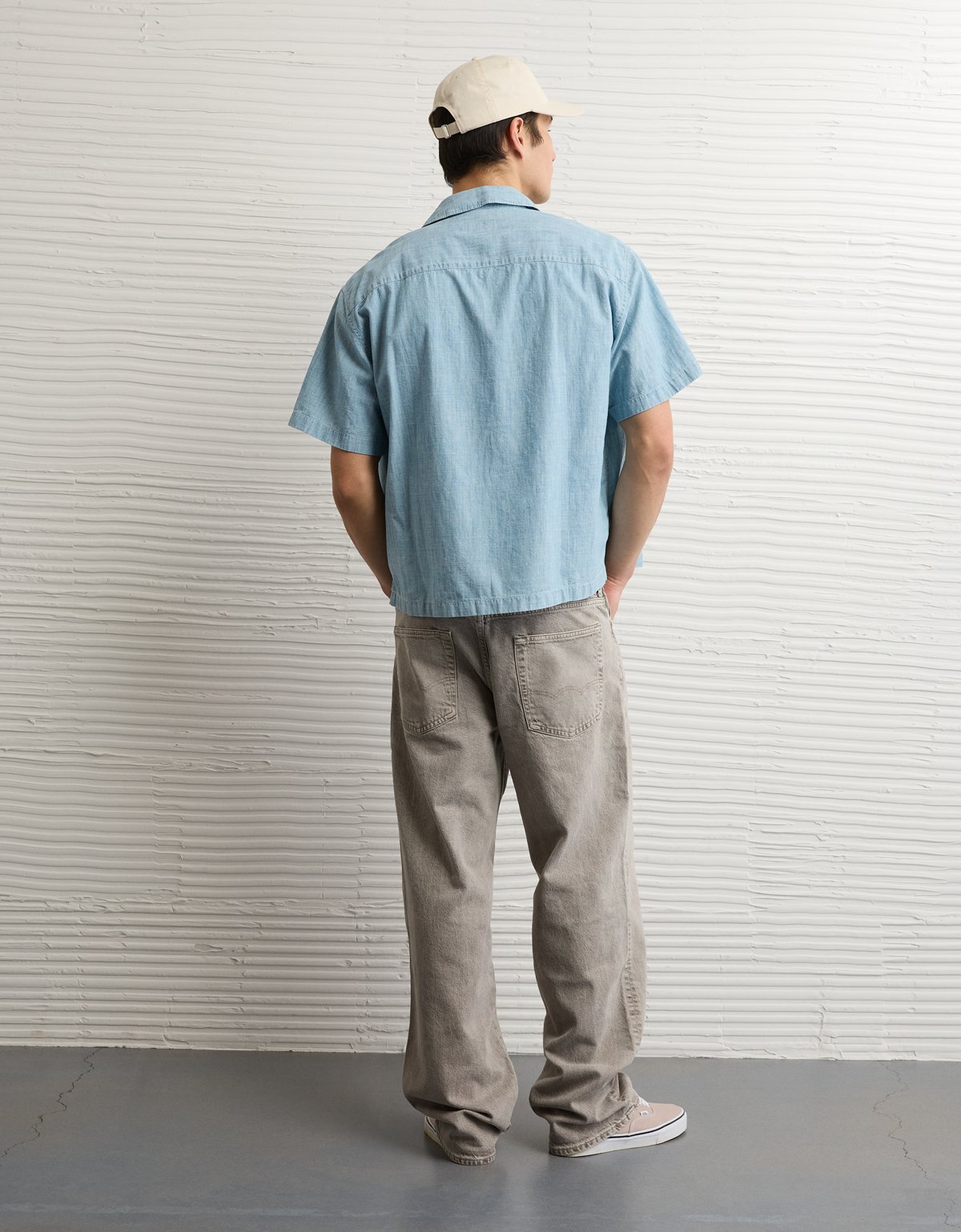 AE Relaxed Fit Short-Sleeve Camp Collar Shirt - image 2