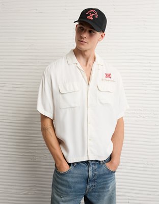 AE Relaxed Miller High Life Button-Up Shirt