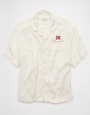 AE Relaxed Miller High Life Button-Up Shirt