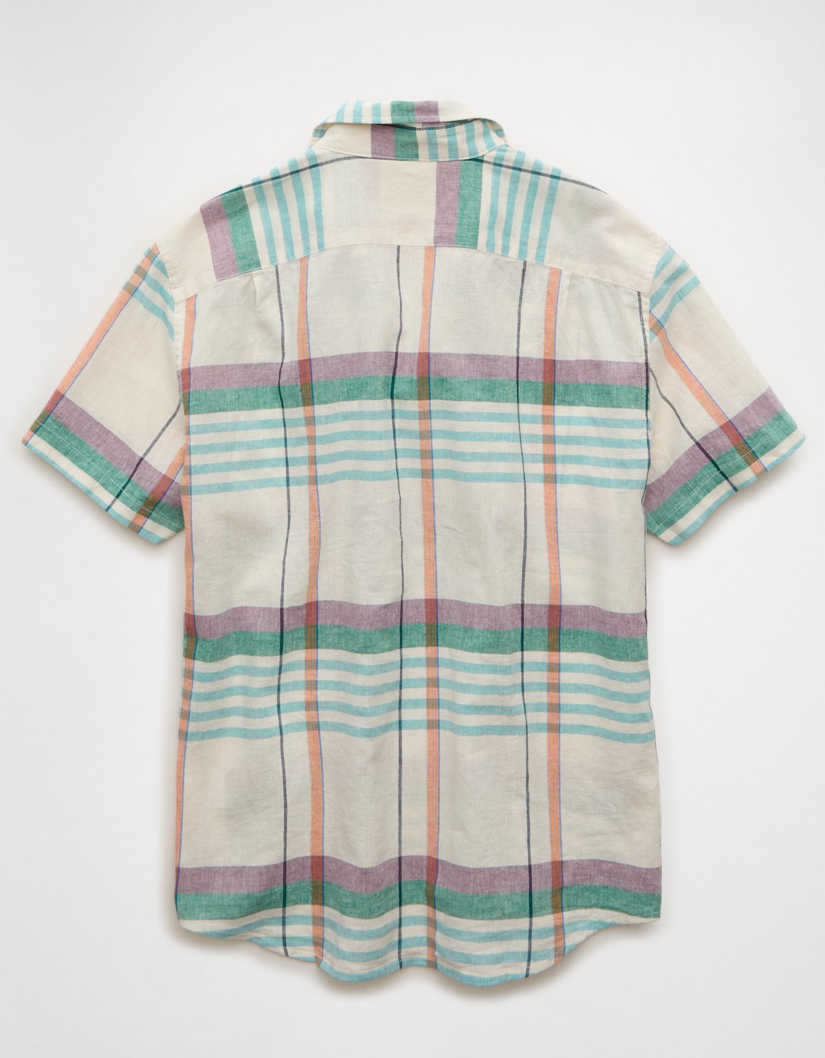 AE Standard Fit Linen-Blend Button-Up Shirt - image 4