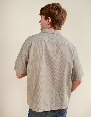 AE Relaxed Fit Short-Sleeve Camp Collar Shirt