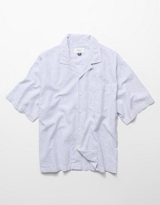 AE Relaxed Fit Short-Sleeve Camp Collar Shirt