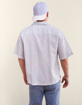 AE Relaxed Fit Short-Sleeve Camp Collar Shirt