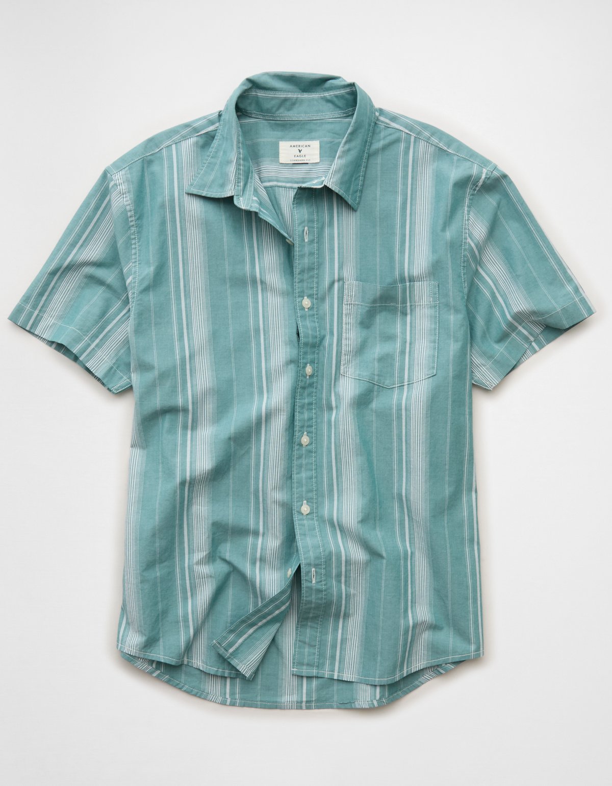 AE Standard Fit Poplin Button-Up Shirt - image 3