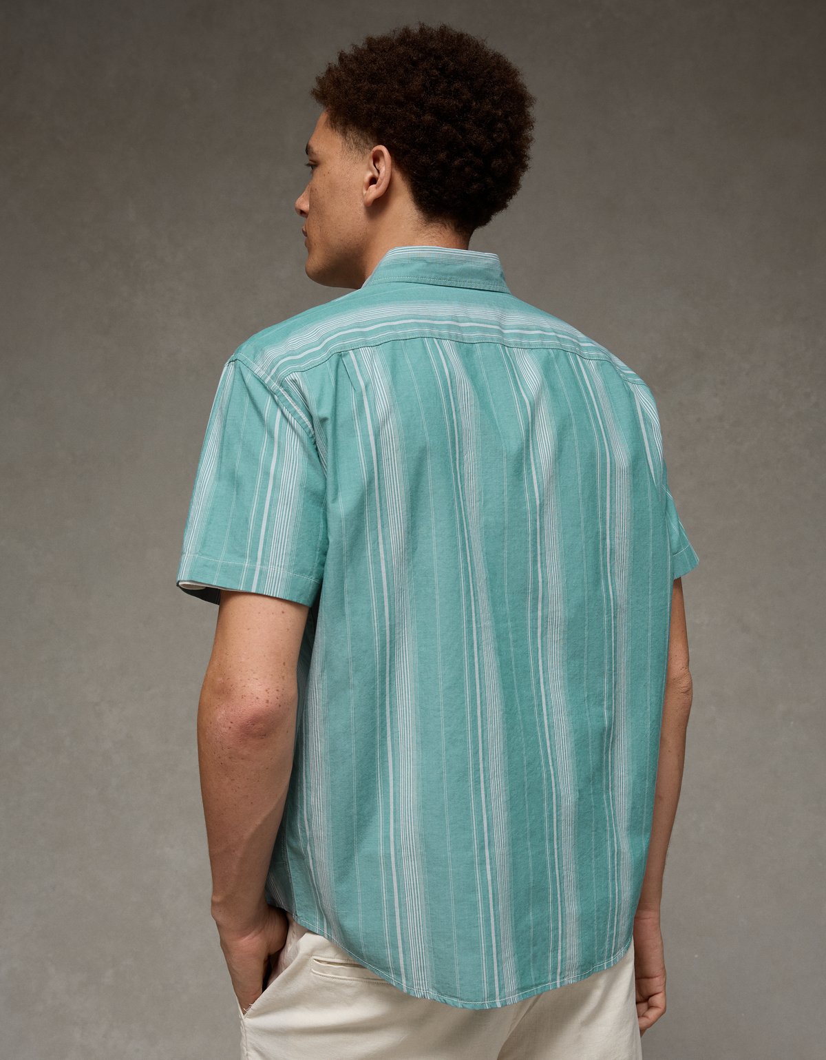 AE Standard Fit Poplin Button-Up Shirt - image 2