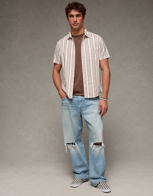 AE Standard Fit Poplin Button-Up Shirt