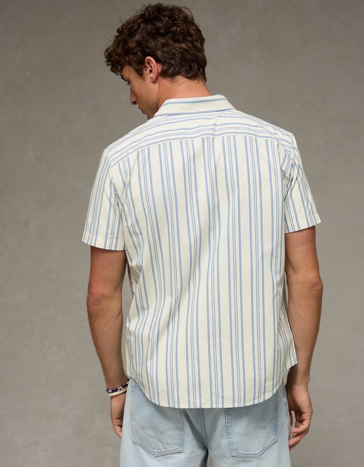 AE Slim Fit Poplin Button-Up Shirt - image 2