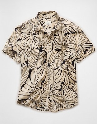 AE Standard Fit Poplin Button-Up Shirt