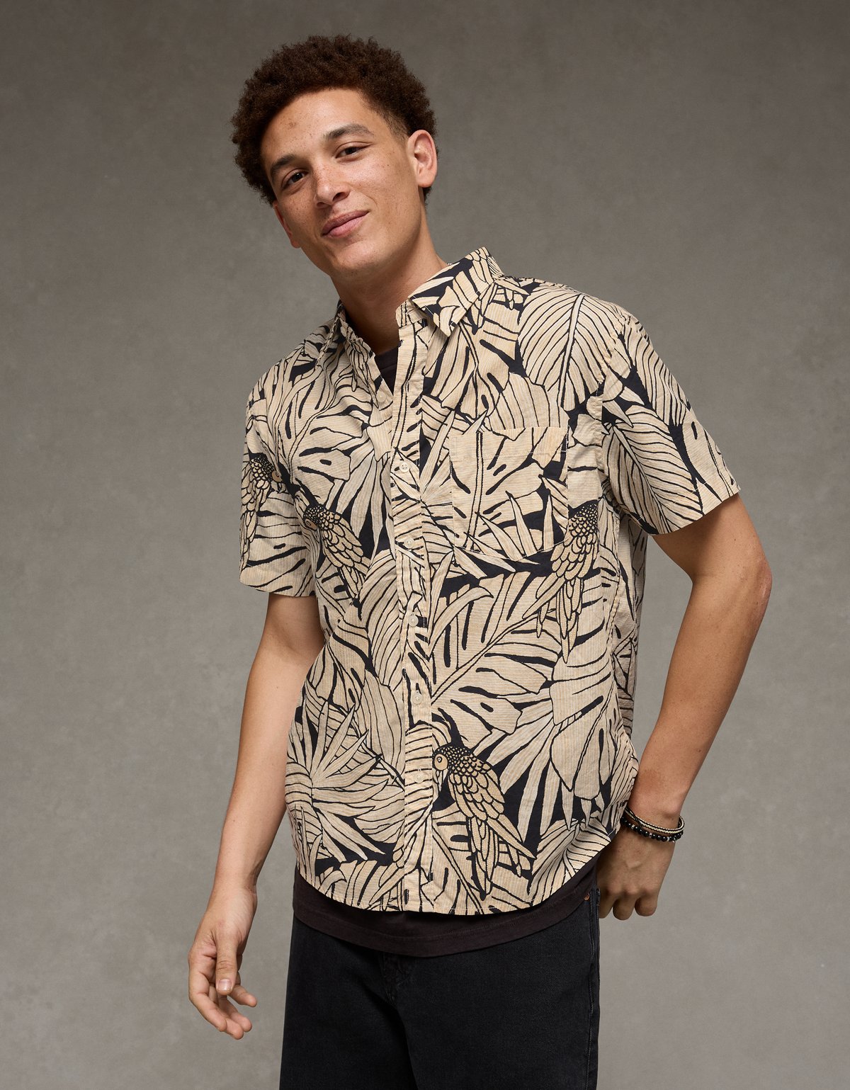 AE Standard Fit Poplin Button-Up Shirt - image 5