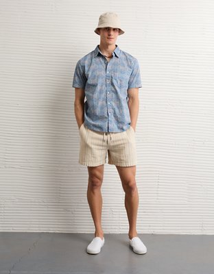 AE Standard Fit Poplin Button-Up Shirt from American Eagle - $37.46