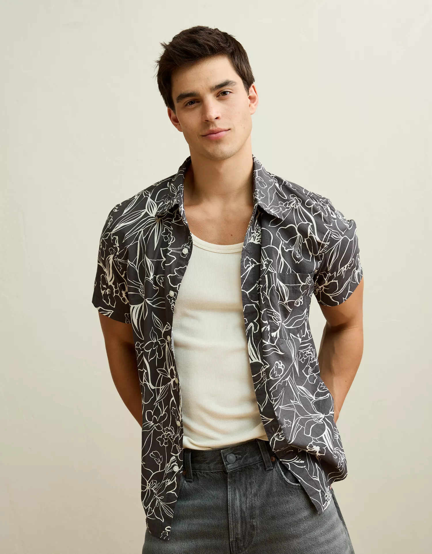 AE Slim Fit Button-Up Shirt - thumbnail 6
