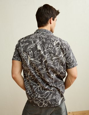AE Slim Fit Poplin Button-Up Shirt