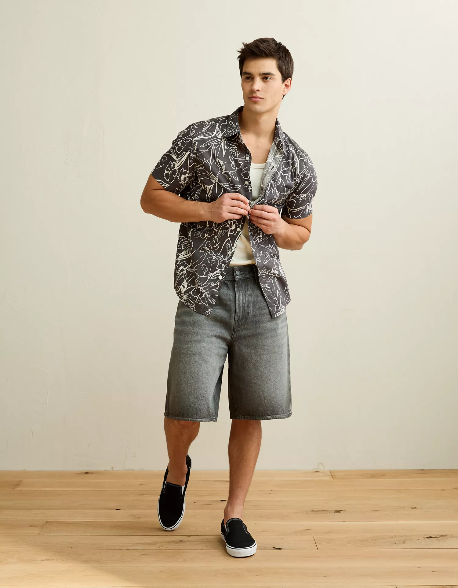 AE Slim Fit Button-Up Shirt - thumbnail 5