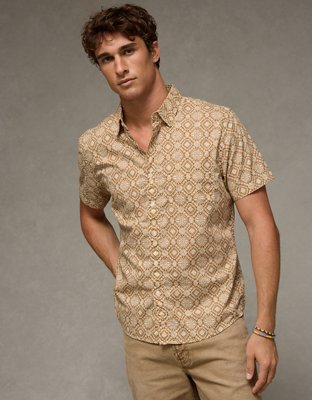 AE Slim Fit Poplin Button-Up Shirt