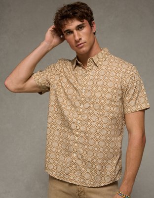 AE Slim Fit Poplin Button-Up Shirt