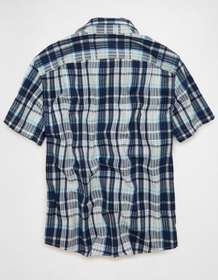 AE Standard Fit Short-Sleeve Button-Up Shirt