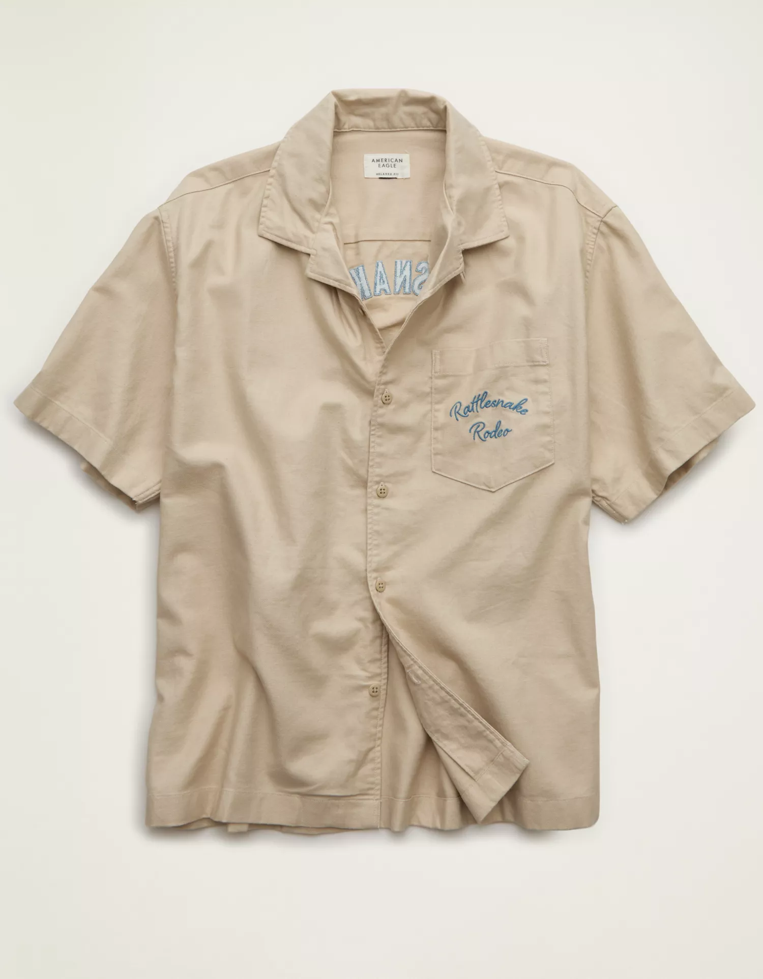 AE Relaxed Fit Camp Collar Button-Up Shirt - thumbnail 3