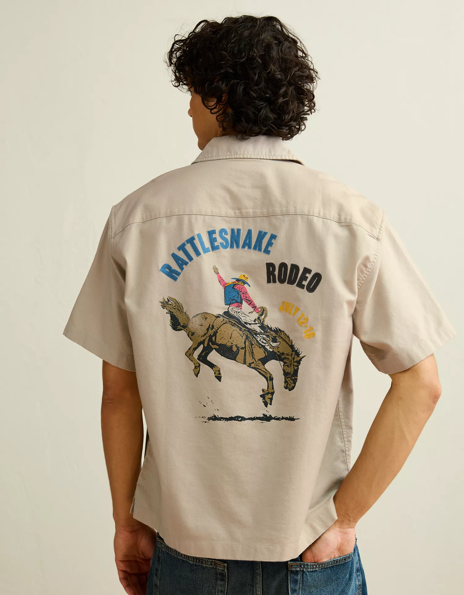 AE Relaxed Fit Camp Collar Button-Up Shirt - thumbnail 9