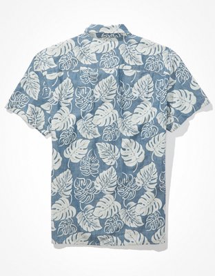 AE Tropical Short-Sleeve Button-Up Shirt