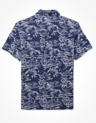 AE X NAITO Short Sleeve Button-Up Shirt