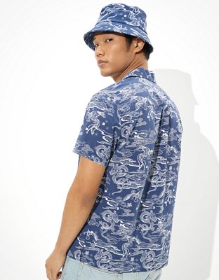 AE X NAITO Short Sleeve Button-Up Shirt