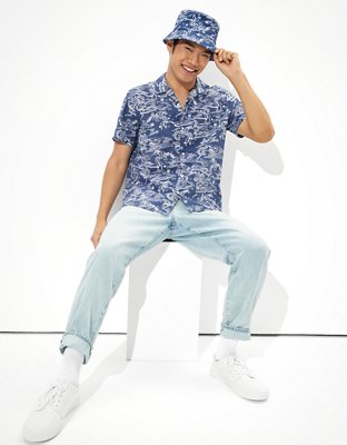 AE X NAITO Short Sleeve Button-Up Shirt