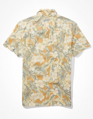 AE Hawaiian Short-Sleeve Button-Up Shirt
