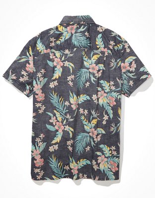 AE Tropical Button-Up Resort Shirt