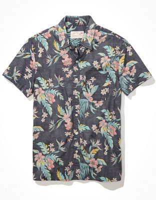 AE Tropical Button-Up Resort Shirt