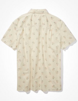 AE Palm Tree Button-Up Resort Shirt