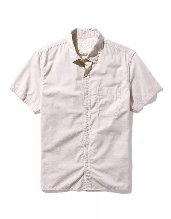 AE Super Soft Oxford Button-Up Shirt