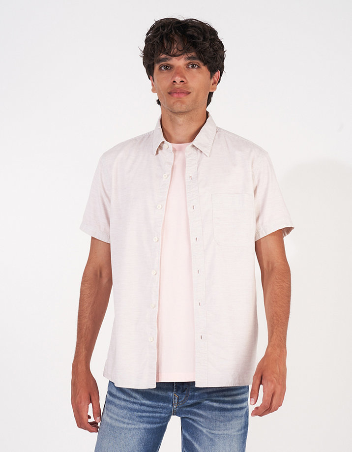 AE Super Soft Oxford Button-Up Shirt