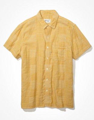 AE Mixed Pattern Button-Up Resort Shirt