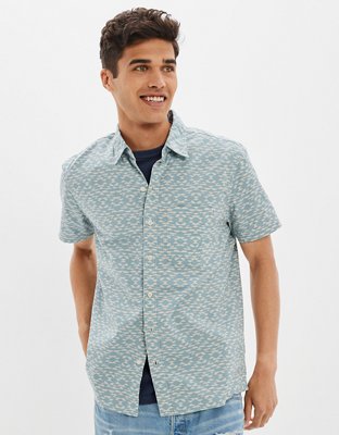 Men's Button-Up Shirts & Flannels | American Eagle