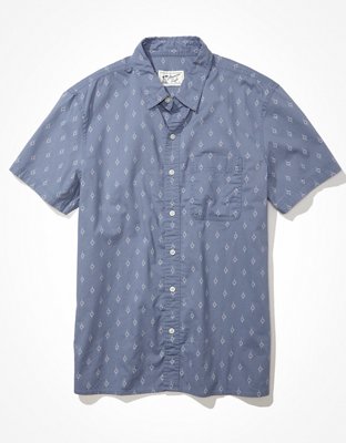 AE Camisa estilo resort con botones y estampado