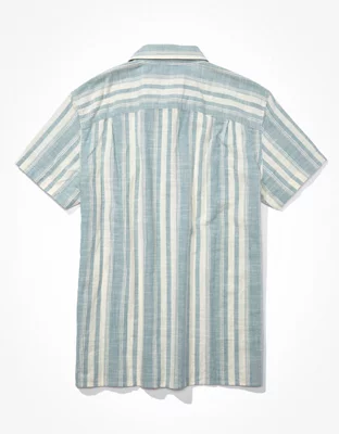 AE Striped Button-Up Resort Shirt