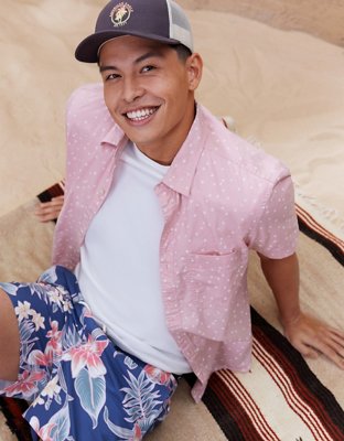 AE Micro Dot Button-Up Resort Shirt