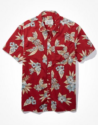 American eagle cheap flower shirt