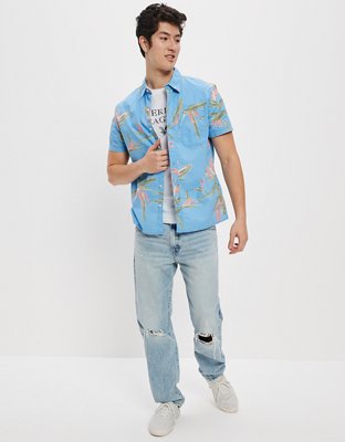 AE Tropical Button-Up Resort Shirt