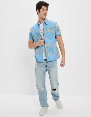 AE Tropical Button-Up Resort Shirt