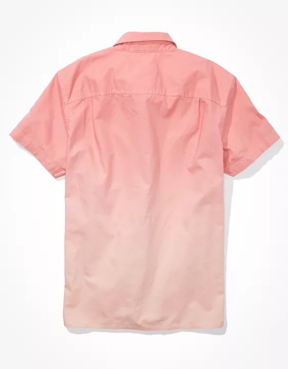 AE Dip Dye Button-Up Resort Shirt