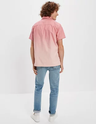 AE Dip Dye Button-Up Resort Shirt