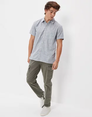 AE Striped Button-Up Resort Shirt