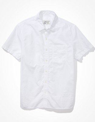 AE Short-Sleeve Everyday Oxford Button-Up Shirt