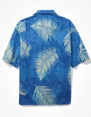 AE x Outer Banks Tropical Button-Up Resort Shirt