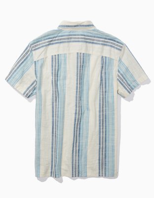 AE Striped Button-Up Resort Shirt