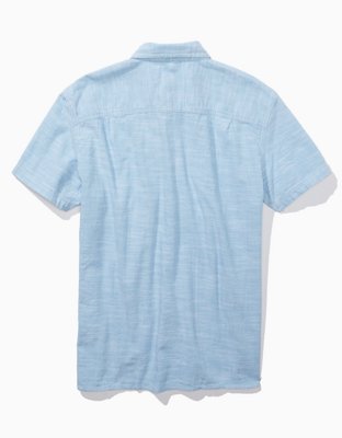Мужские рубашки American Eagle AE Button-Up Resort Shirt — фото 5