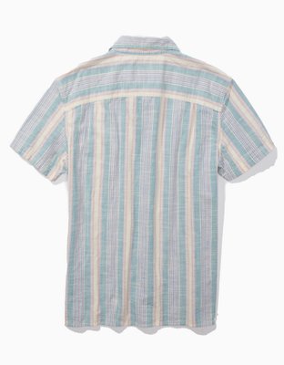 AE Striped Button-Up Resort Shirt